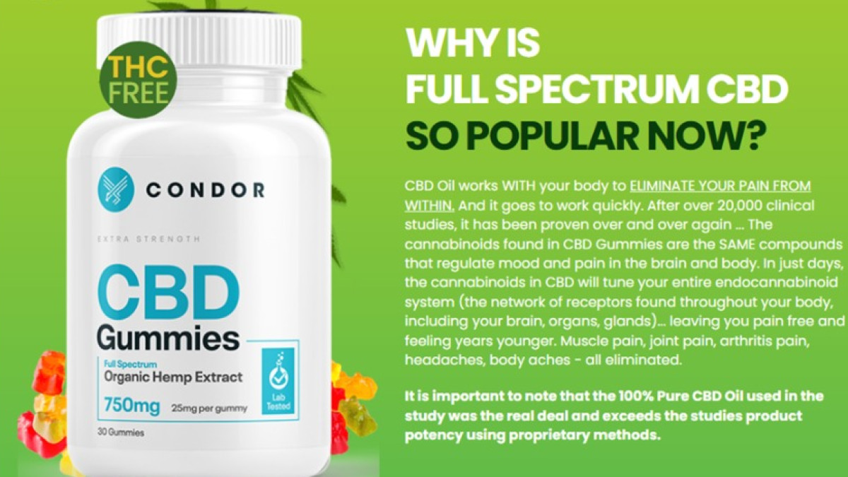 Condor CBD Gummies This May Now Not Harm You